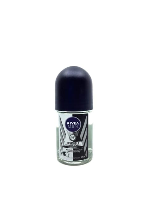 NIVEA Roll-On Invisible Black & White مردانه ۲۵ میلی‌لیتر