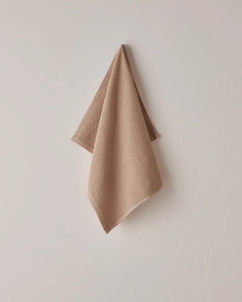 حوله دستمالی Grid 100٪ پنبه 50x70 سانتی‌متر رنگ سالمونی