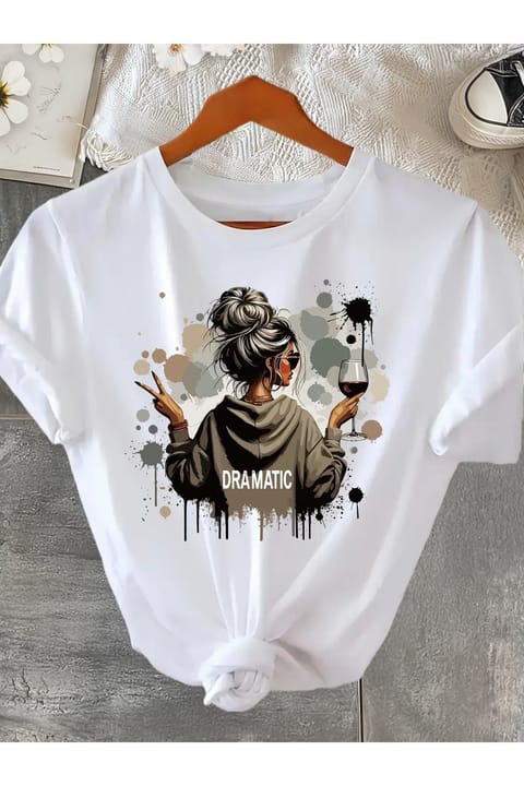 تیشرت طرحدار Dramatic یونیسکس uyguntarz