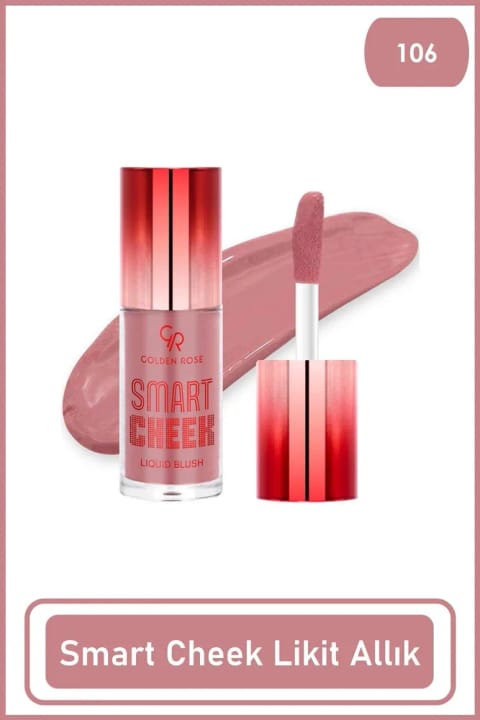Golden Rose Smart Cheek Liquid Blusher 106 - رژگونه مایع گل صورتی 6 میلی‌لیتر