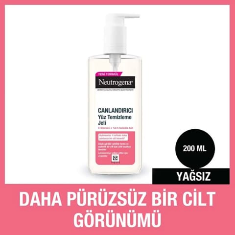 Neutrogena ژل شستوشوی صورت شادابکننده ۲۰۰ میلیلیتر