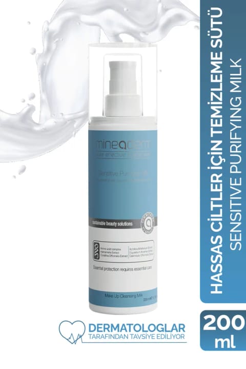 mineaderm شیر پاککن مناسب پوستهای حساس / Sensitive Purifying Milk