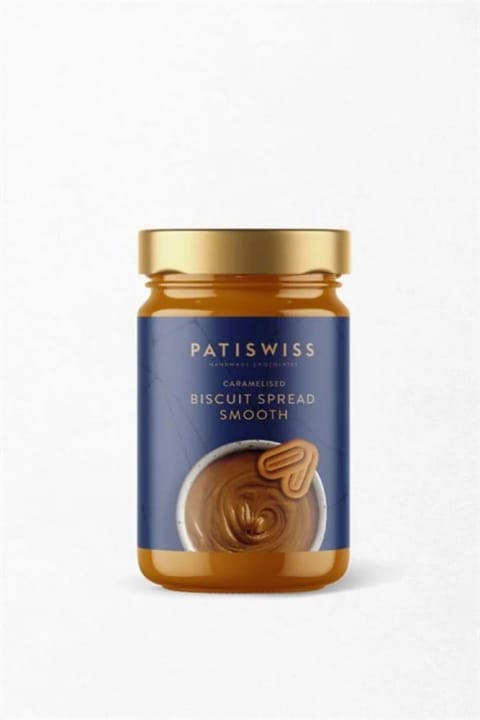 کرم بیسکویت کاراملی Patiswiss Smooth، 380 گرم