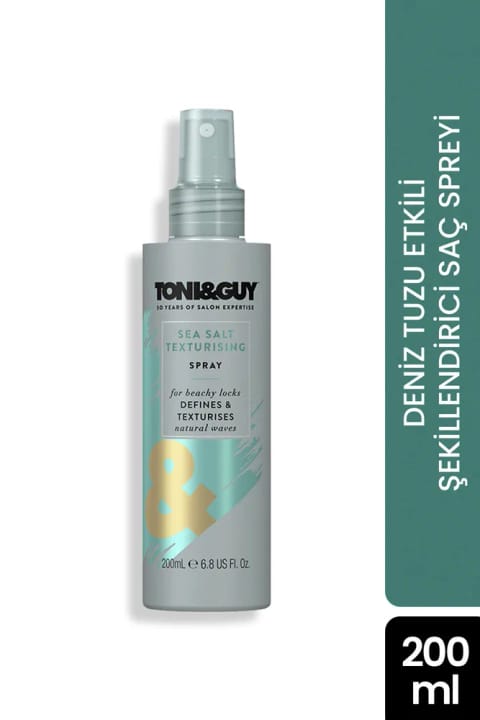 Toni&Guy اسپری حالتدهنده مو با اثر نمک دریا ۲۰۰ میلیلیتر