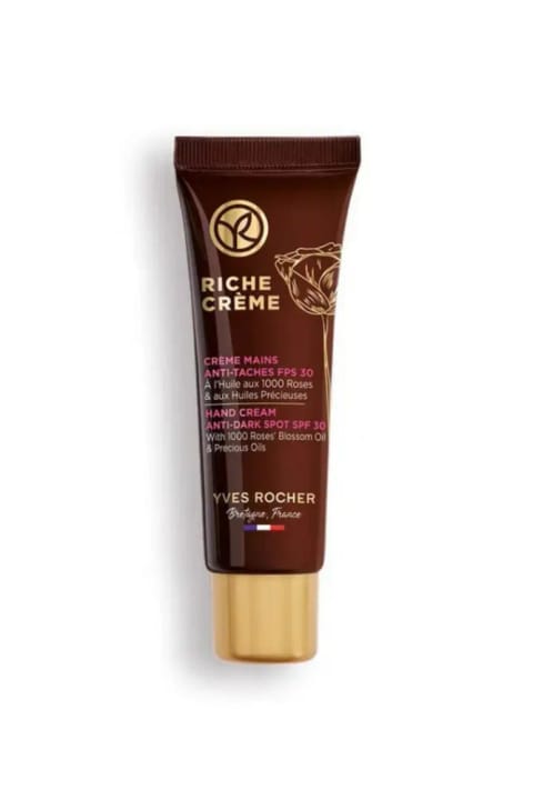 Yves Rocher کرم دست ضدپیری و مرطوبکننده با SPF30 محافظت روزانه