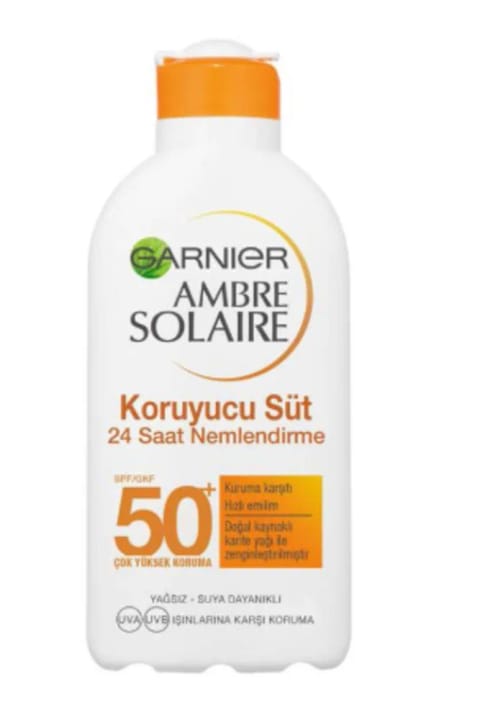 گارنیه آمبر سولر شیر ضد آفتاب SPF 50 200 میلیلیتر