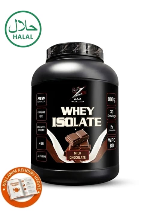 zax nutrition Whey Isolate 900 گرم 36 سرویس %100 پودر پروتئین - طعم شکلات شیری...