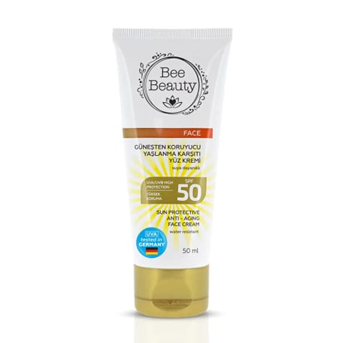 کرم ضدآفتاب ضدپیری صورت بی بیوتی SPF 50 - 50 میلی‌لیتر
