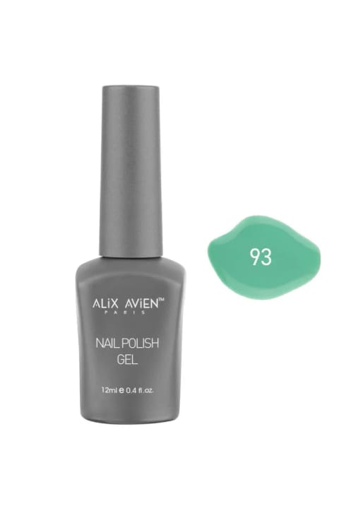 Alix Avien لاک ژل دائمی سبز 93 - 12 میلیلیتر