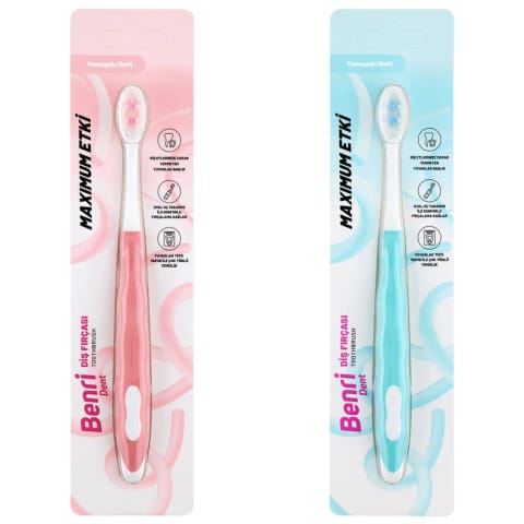 Benri Dent Soft مسواک نرم (طرح mixed)