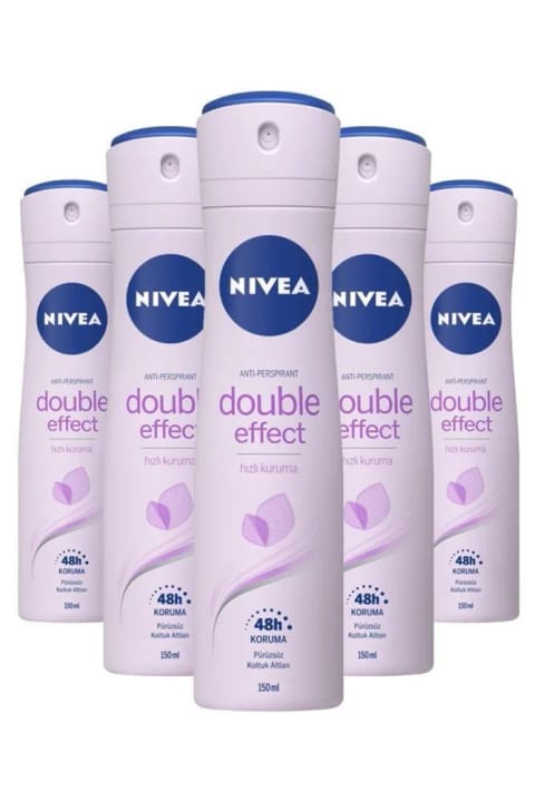 NIVEA Double Effect رویای بنفش دئودورانت اسپری زنانه ۵×۱۵۰ میلیلیتر