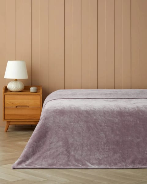 پتو دو نفره Vena Supersoft 200x220 سانتی‌متر یاسی
