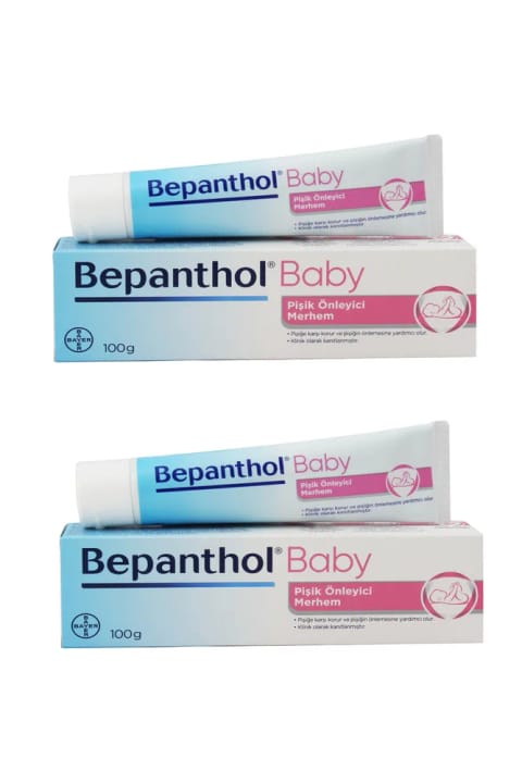 Bepanthol Baby کرم سوختگی پوشک بسته مزیت 2×100 گرم