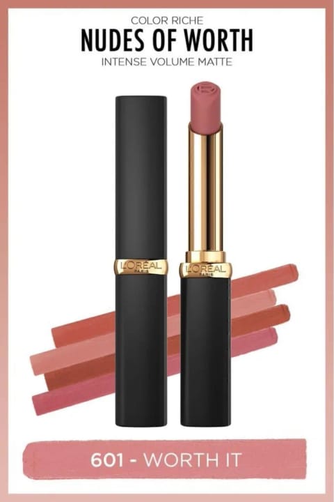 رژ لب مات L'Oreal Paris Color Riche Intense Volume - shade 601 Nude