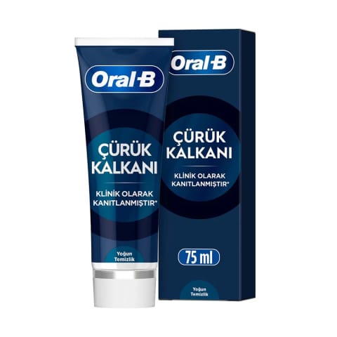 خمیردندان Oral-B کلینیک سپر ضد پوسیدگی پاک‌سازی فشرده 75ml