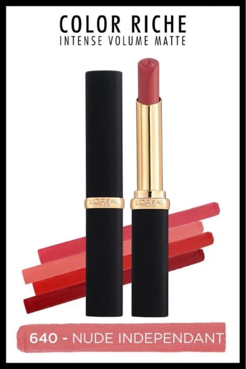 L'Oreal Paris Color Riche Intense Volume Matte رژ لب - 640 Nude Independant