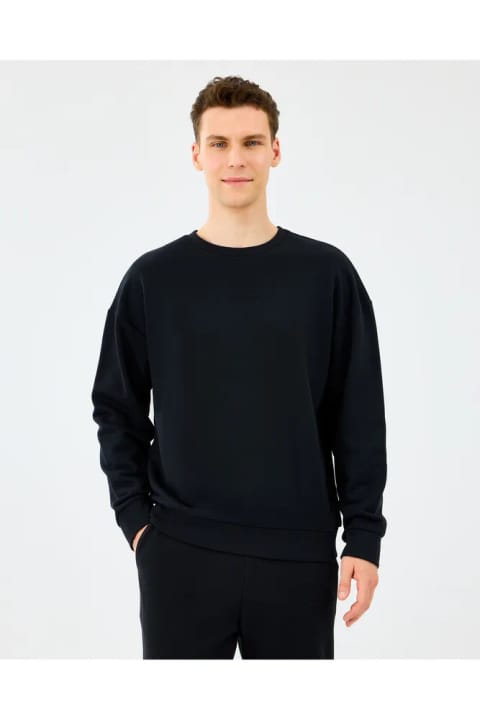 SKECHERS M Essential Crewneck Sweatshirt S2610015 سوییشرت مردانه مشکی
