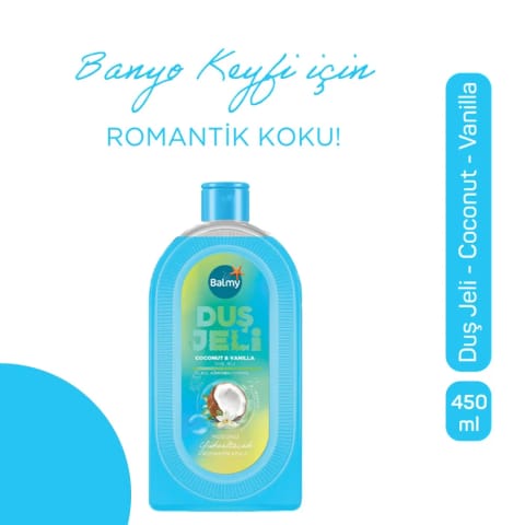 Balmy شاور ژل نارگیل و وانیل 450 میلی‌لیتر