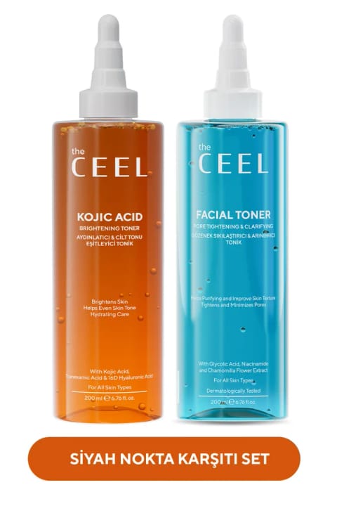 The Ceel ست مراقبت از پوست ضد جوش سرسیاه و سفتکننده منافذ