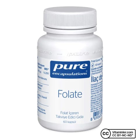 Pure Encapsulations Folate 400 Mcg 60 کپسول