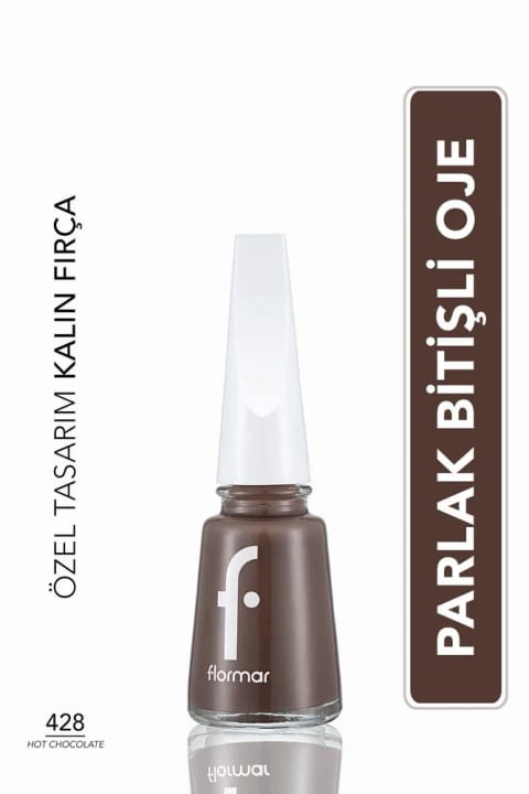 فلامار اوی کلاسیک براق با رنگدانه بالا - Nail Enamel - 428 Hot Cho...