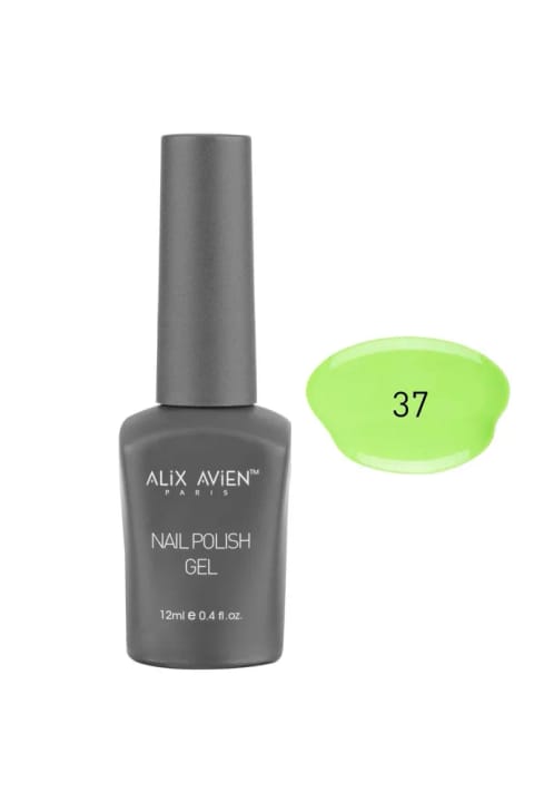 Alix Avien UV دائمی ژل پولیش سبز پاستلی 37 - 12 میلیلیتر