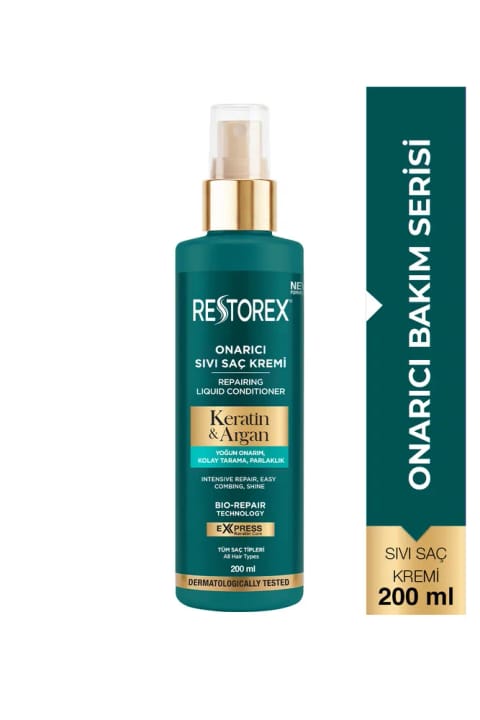 Restorex کراتین و آرگان ترمیمکننده مایع مو ۲۰۰ میلیلیتر