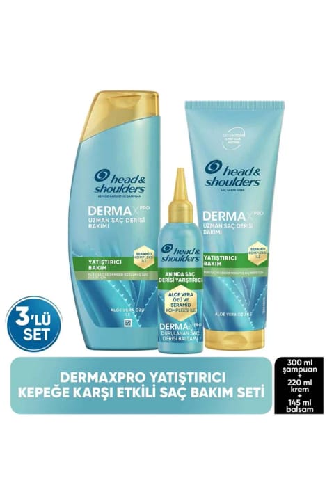 Head & Shoulders DermaXPro تسکیندهنده سبک مو مرطوبکننده ست مراقبت از مو