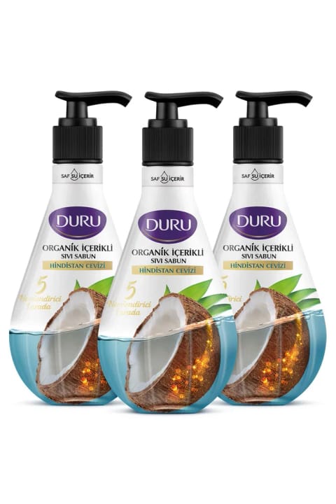 Duru ارگانیک مایع دستشویی نارگیل 3×500ml