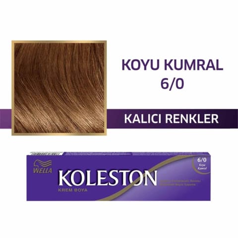 Koleston رنگ مو تیوپی 6/0 قهوهای تیره 50 میلیلیتر