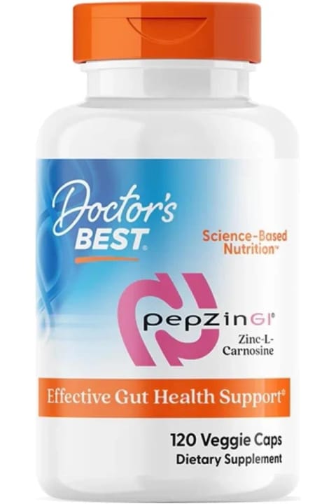 Doctor's Best PepZin GI، کمپلکس زینک-ال-کارنوزین برای مردان و زنان