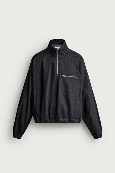سویشرت جین فیت ریلکس Zara