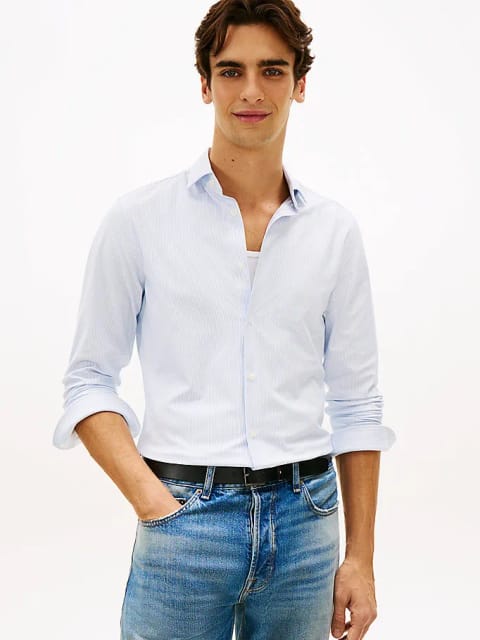 Tommy Hilfiger پیراهن مردانه DC کامفورت جرسی