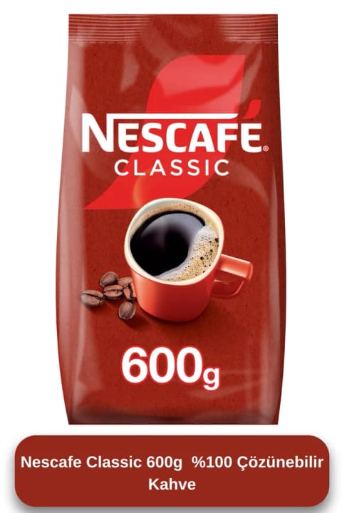 Nescafe Classic 600g قهوه فوری 100٪