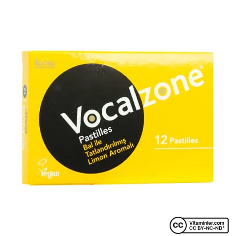 Vocalzone پاستیل عسلی ۱۲ عددی