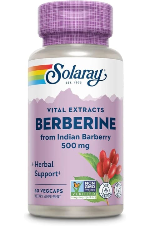 Solaray Vital Extracts بربرین 500 میلی‌گرم 60 کپسول گیاهی
