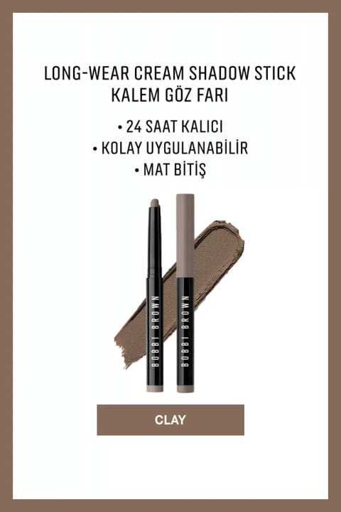 سایه چشم کرمی ماندگار BOBBI BROWN - Clay