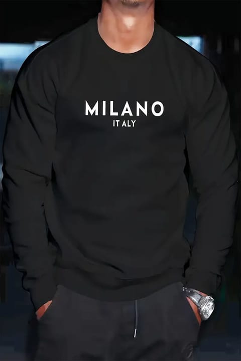 سویشرت اورسایز uyguntarz مدل Milano چاپدار