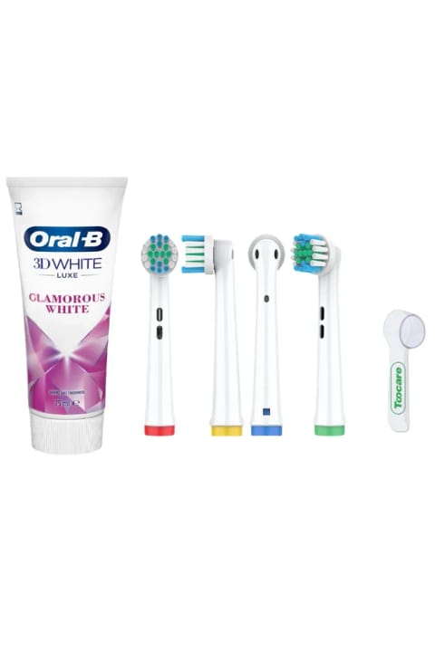 Oral-B خمیردندان - هد جایگزین مسواک (4 عدد معادل) - 1 عدد درپوش