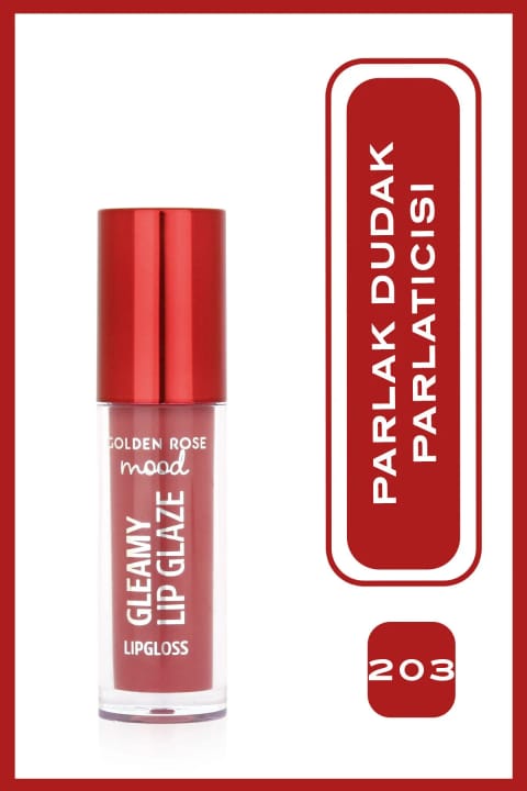 Golden Rose براق کننده لب مدل Gleamy Lip Glaze شماره 203 Rose Chic