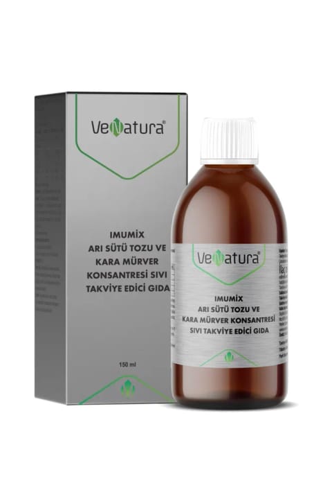 VeNatura Imumix ژل رویال پودر و عصاره شاه توت مایع ۱۵۰ میلی‌لیتر