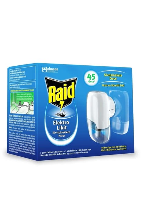 Raid Electro Liquid System 45 Nights (ضد پشه)