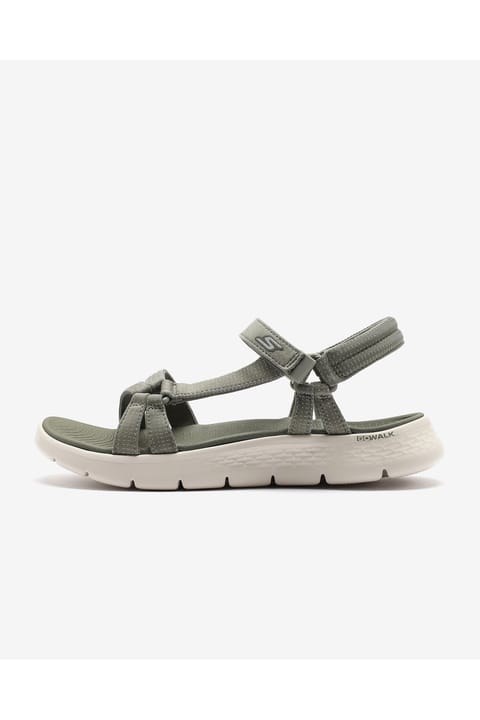 SKECHERS GO WALK FLEX SANDAL - SUBLIME زنانه صندل کاکی 141451 OLV