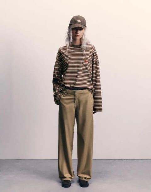 تی‌شرت اورسایز راه‌راه Dickies