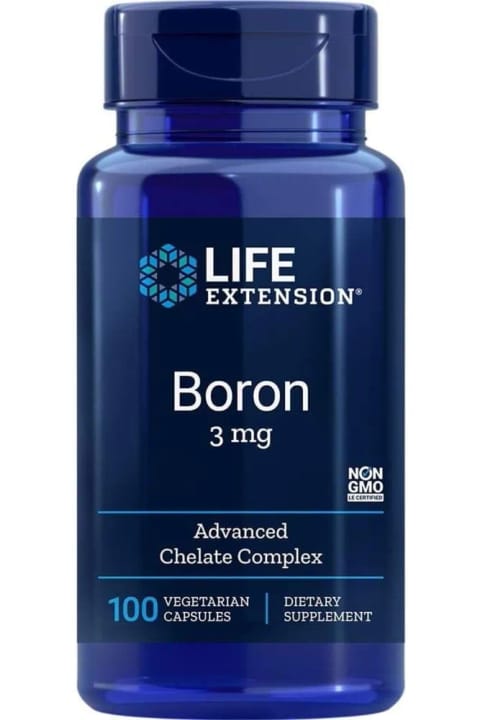 Life Extension Boron 3 mg 100 Capsules USA DaphneLabs