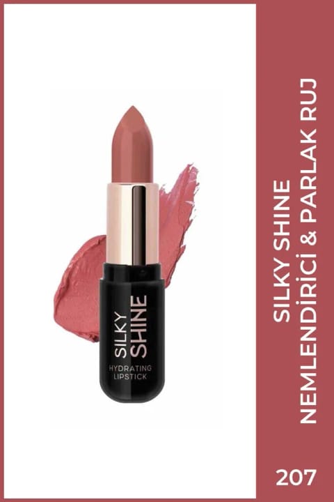 Golden Rose Silky Shine Hydrating Lipstick - رژ لب مرطوبکننده شماره 207