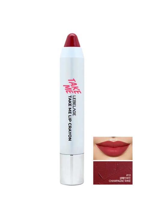 LEBELAGE مداد لب بوردمردو Take Me Lip Crayon 10 Champagne Wine