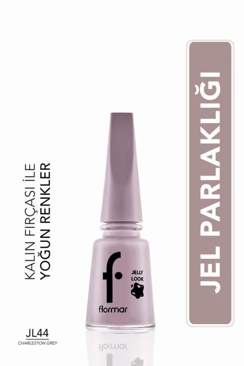 Flormar Oje - Jelly Look Nail Enamel Charleston Grey 8690604497744
