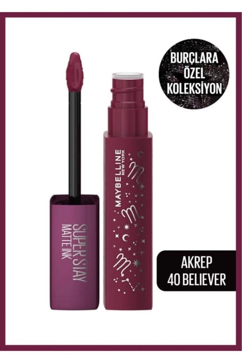 Maybelline New York Super Stay Matte Ink Zodiac Liquid Matte Lipstick - 40 Believer