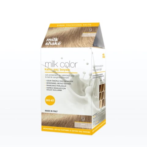 milk_shake Milk Color Eko رنگ موی دائم ست 9 زرد